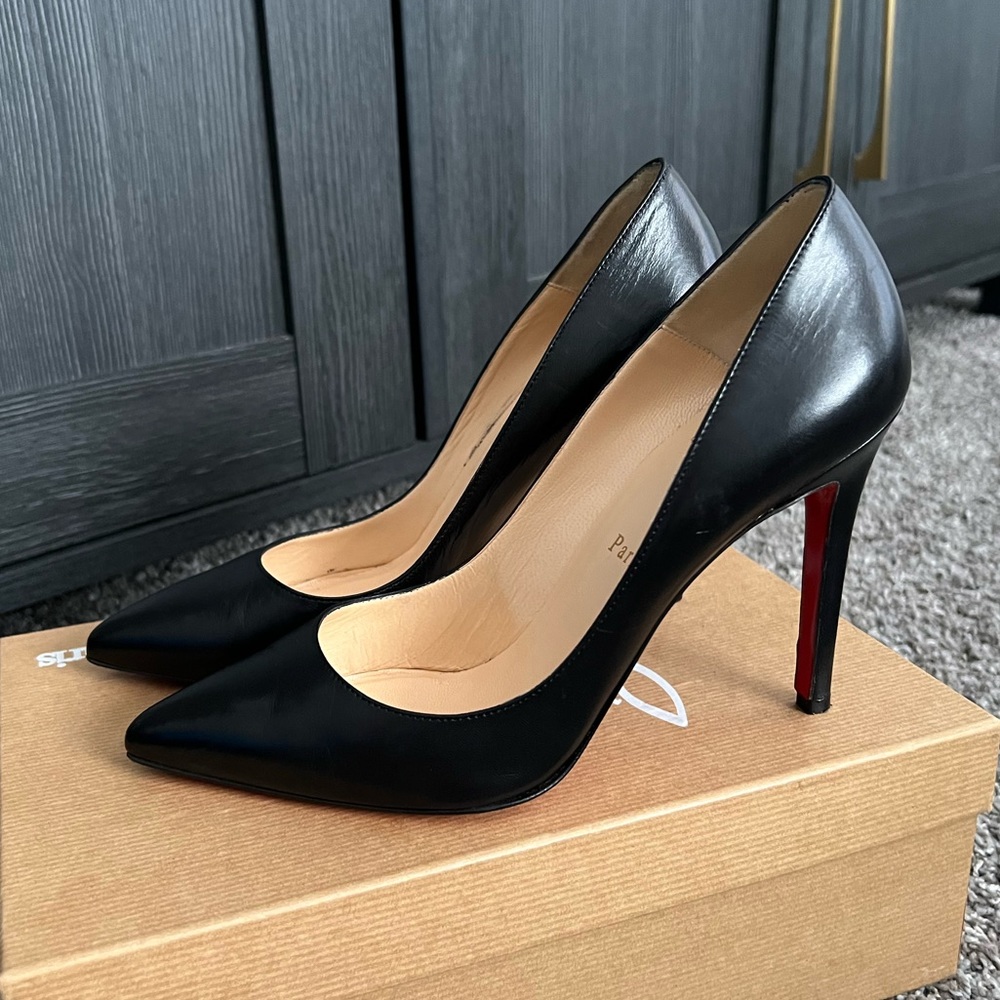 Christian Louboutin Pigalle kid leather size 38 US 7.5 EUC soft leather